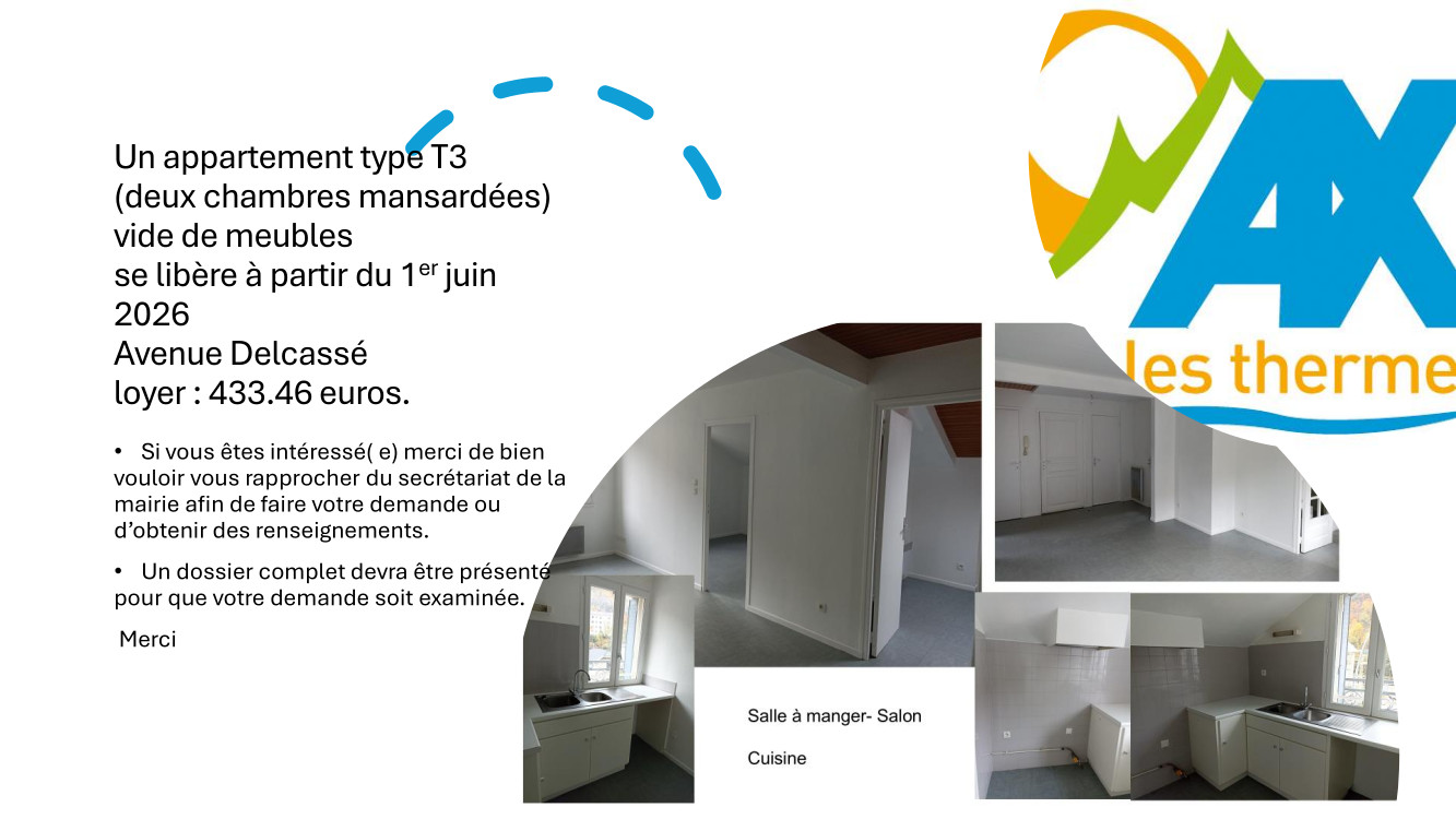 2026 affiche location appartement type T3